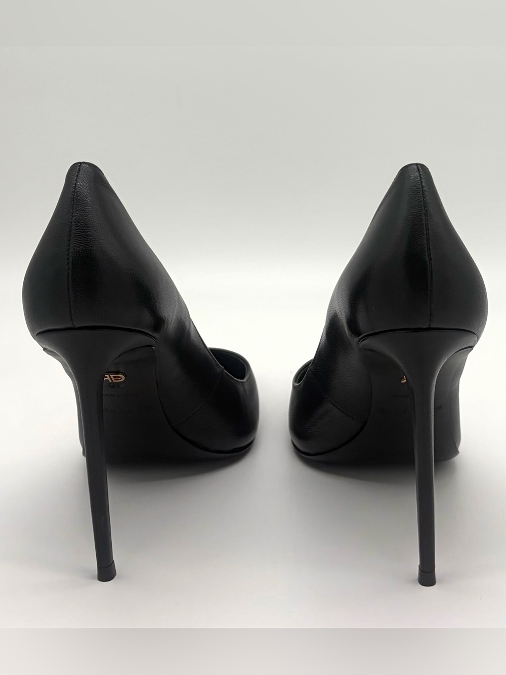 Ruthie Davis Black Pointed-Toe Stiletto Pumps - Picture 6 of 8
